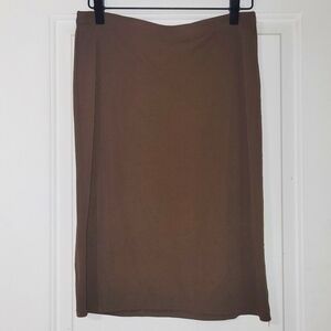 Midi Mocha Skirt